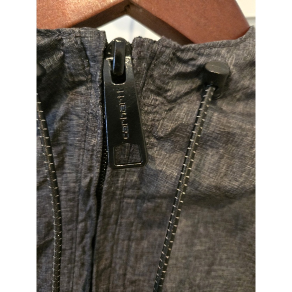 Carhartt Anorak Slicker Hooded Pullover 1/4 Zip & Pockets Lightweight Sz Med - Picture 7 of 16